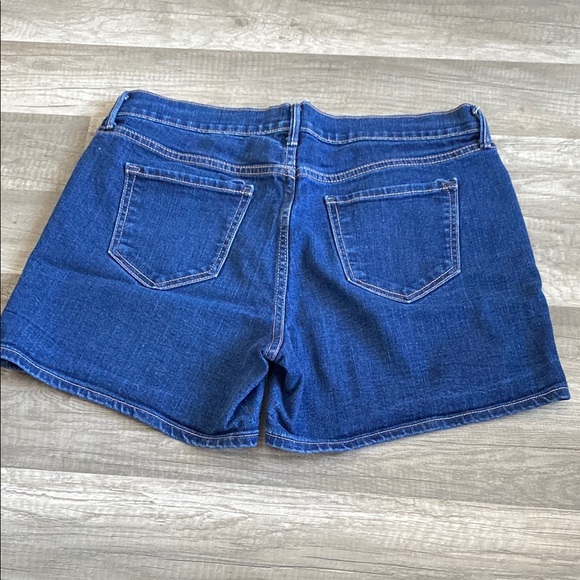 💜 Classic Blue Jean Shorts with Clean Hem - Picture 2 of 2